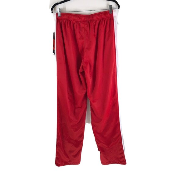 TYR Alliance Mens Pants Warm Ups Fleece Lined Pockets Red L - Picture 2 of 7